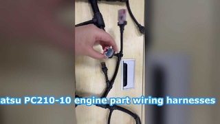 Wiązki przewodów części silnika Komatsu PC210-10 6755-81-9310