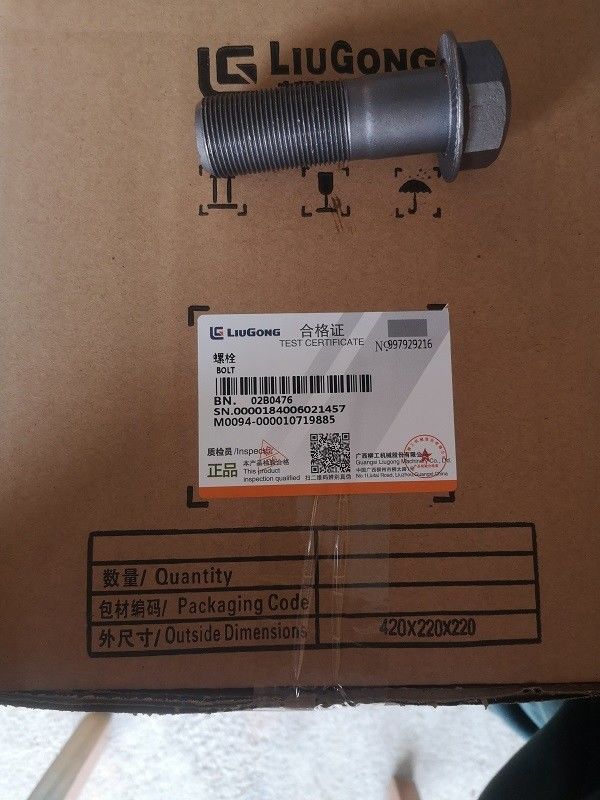 Sprzedaż detaliczna Bolt Nut Bolt ze stali nierdzewnej 02B0476/02B0718/02B0353/00B0058/01B1387 dla Liugong