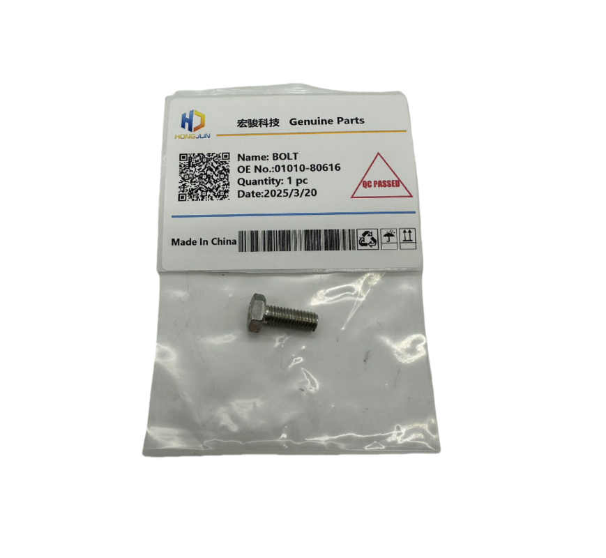 WA150-5 Część do ładowarki kołowej Komatsu ŚRUBA 01010-80616 dla potrzeb Twojej firmy