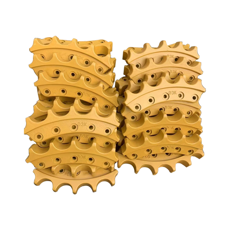 High Quality Bulldozer Track Gear Block Replacement for Caterpillar D3K Chassis System Maintaining